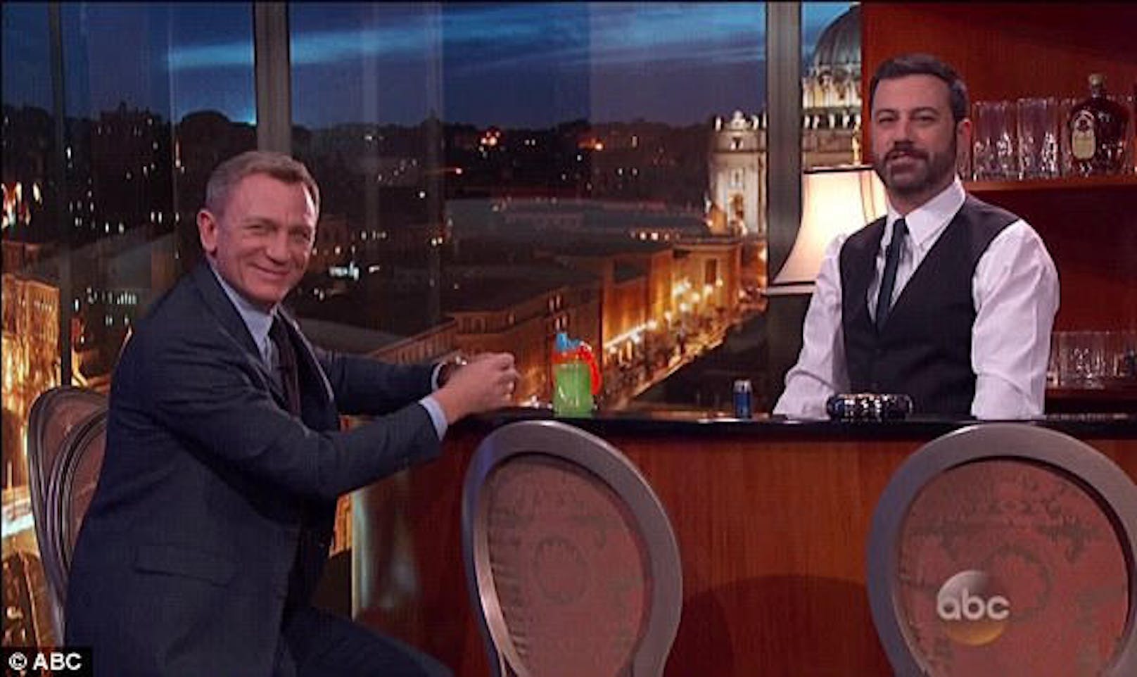 Schauspieler Daniel Craig bei "Jimmy Kimmel Live".