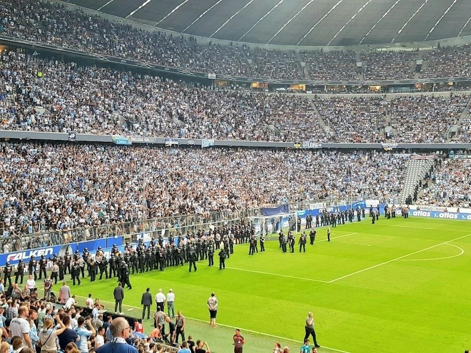1860 München-Fans randalieren