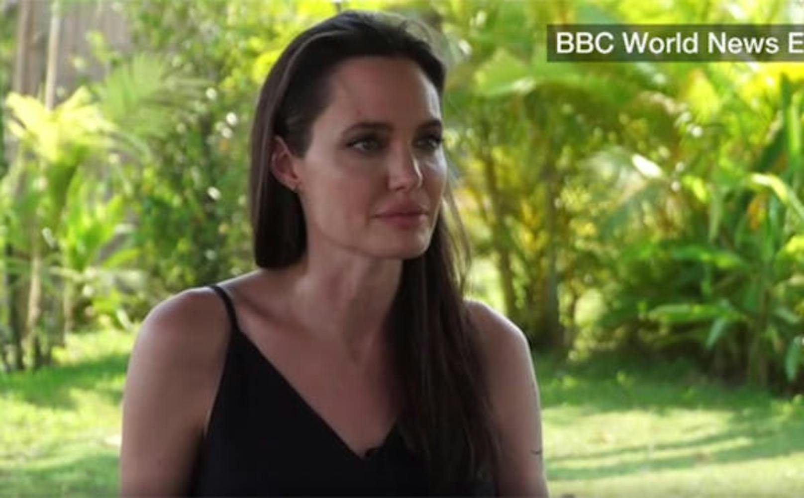 Hollywoodstar Angelina Jolie zeigt sich oft auch im natürlichen Look.