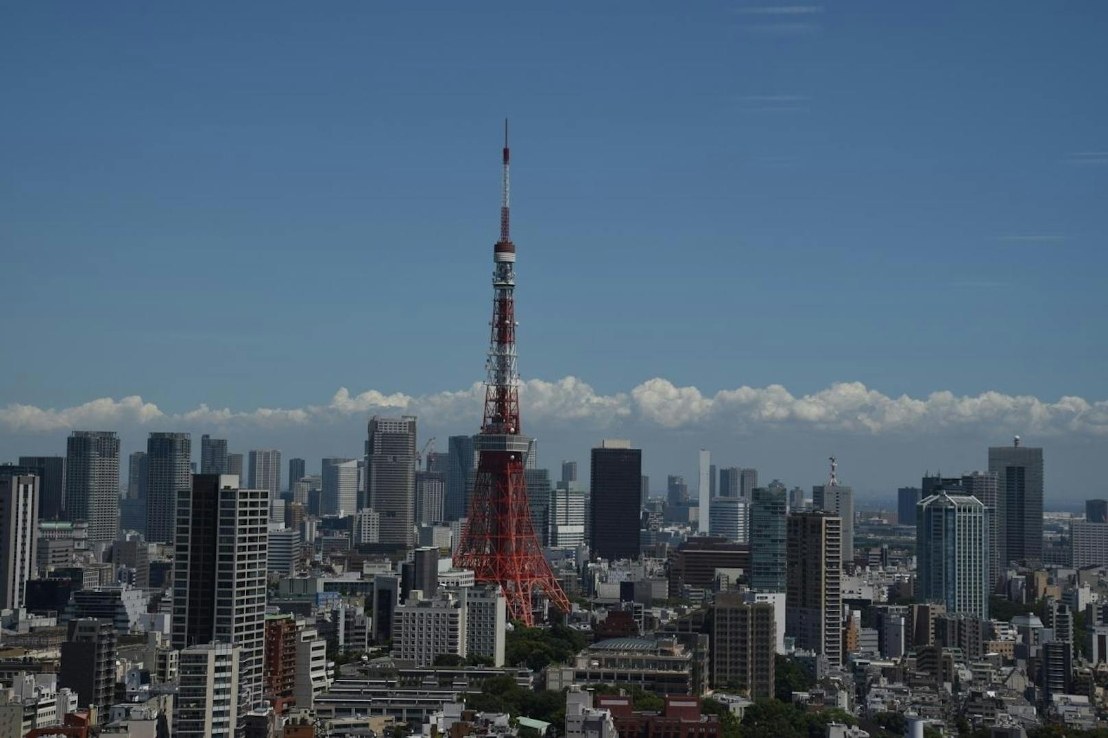 <b>Der japanische Eiffelturm:</b>
Der eine entstand 1887, der andere 1958, der eine ist aus Schmiedeeisen, der andere aus Stahl und obwohl zwölf Flugstunden zwischen ihnen liegen, unterscheiden sich der weltberühmte Eiffelturm in Paris und der Tokyo Tower in Japans Hauptstadt kaum. Der Tokyo Tower, bewusst als Nachbildung erbaut, übertrifft das Pariser Original sogar bei der Gesamthöhe um knapp acht Meter.