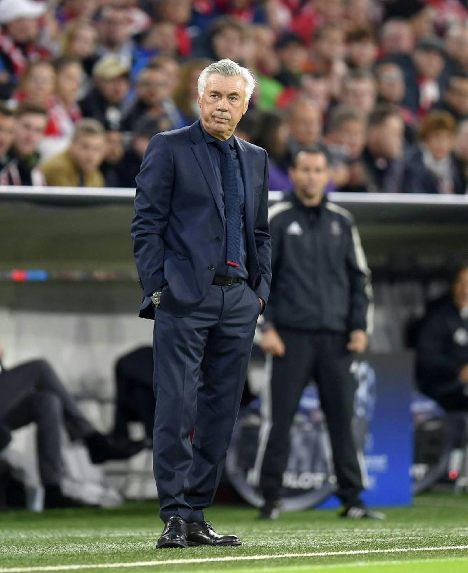 Carlo Ancelotti war nicht glücklich - trotz 3:0-Sieges seiner Bayern