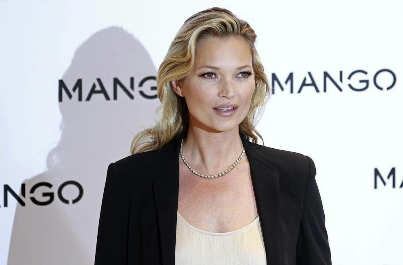 Kate Moss im Business-Look