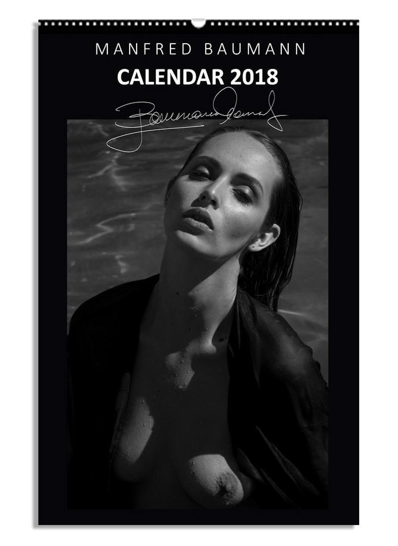 Covermodel des neuen Baumann-Kalenders "Fine Nude Arts" ist US-Schauspielerin  Bailee Mykell