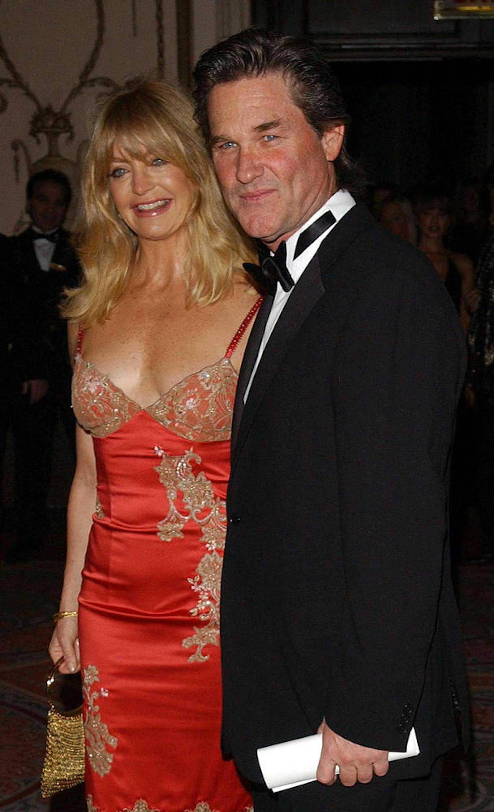 Kurt Russell und Goldie Hawn bei den 17. American Museum of the Moving Image Salute Awards in New York, 2002.