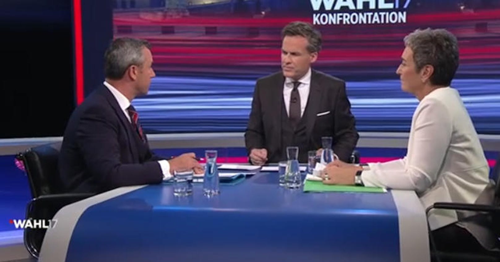 Norbert Hofer und Ulrike Lunacek in der Wahl-Konfrontation