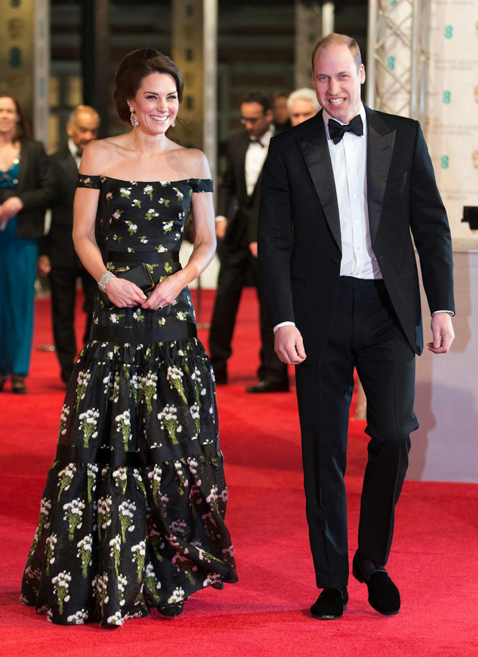 Herzogin Catherine und Prinz William mischten sich bei den 70. BAFTA Awards 2017 unter das Publikum.