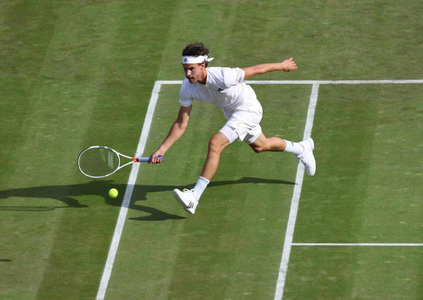 Dominic Thiem in Wimbledon 2017: Erste Runde gegen Vasek Pospisil