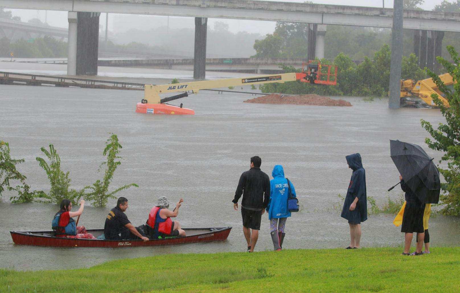 Hurrikan "Harvey" richtete in Houston (Texas) verheerende Schäden an.