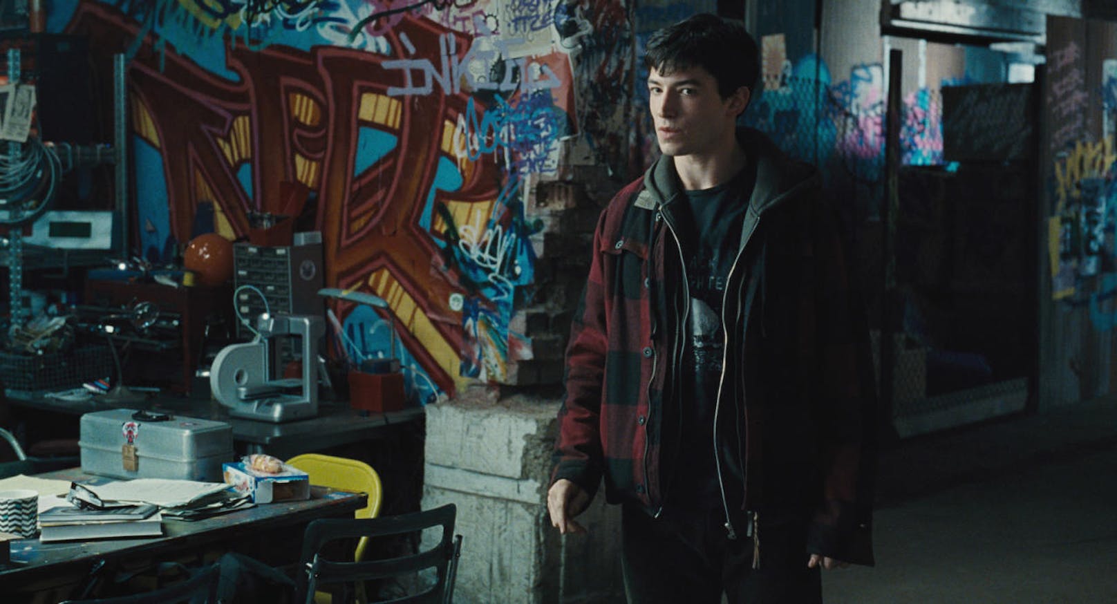 Ezra Miller als The Flash in "Justice League"
