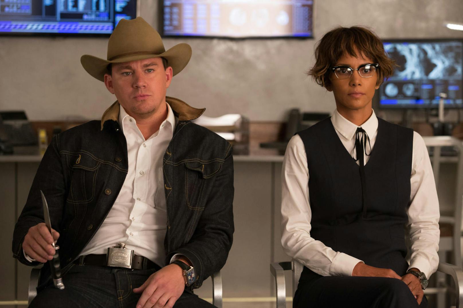 Channing Tatum und Halle Berry in "Kingsman: The Golden Circle"