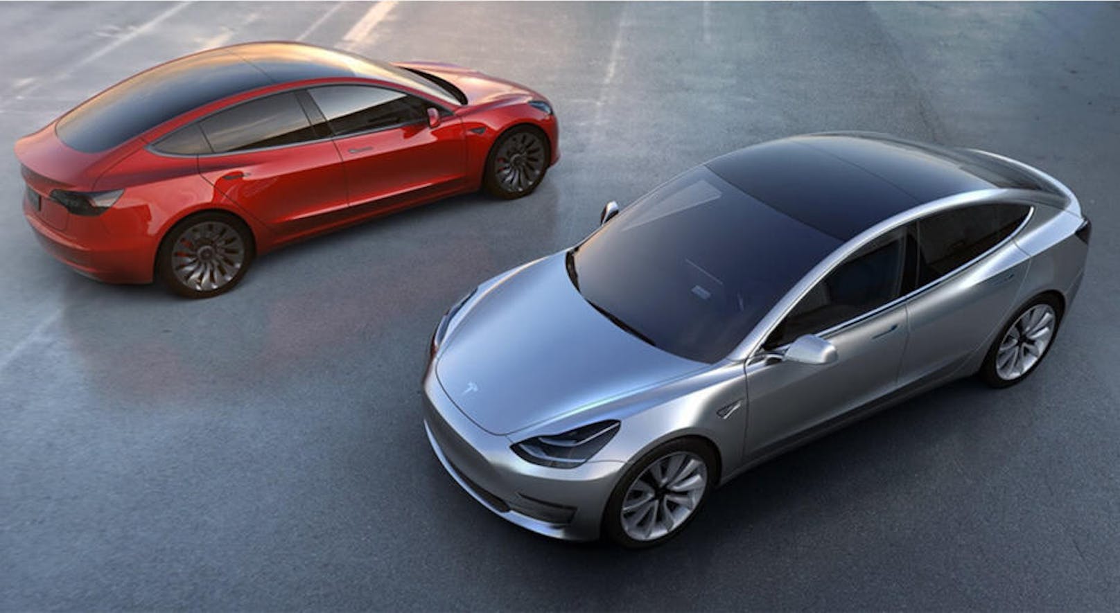 Mit Spannung erwartet: Das neue Tesla-Model 3.