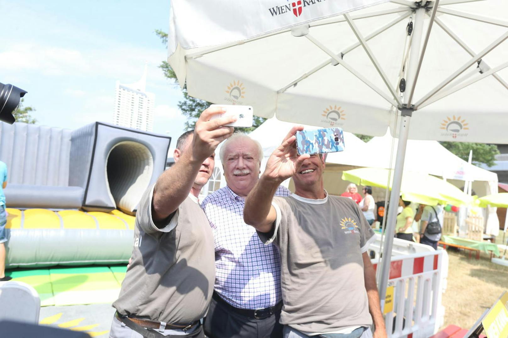 Ein Selfie mit dem Bürgermeister!