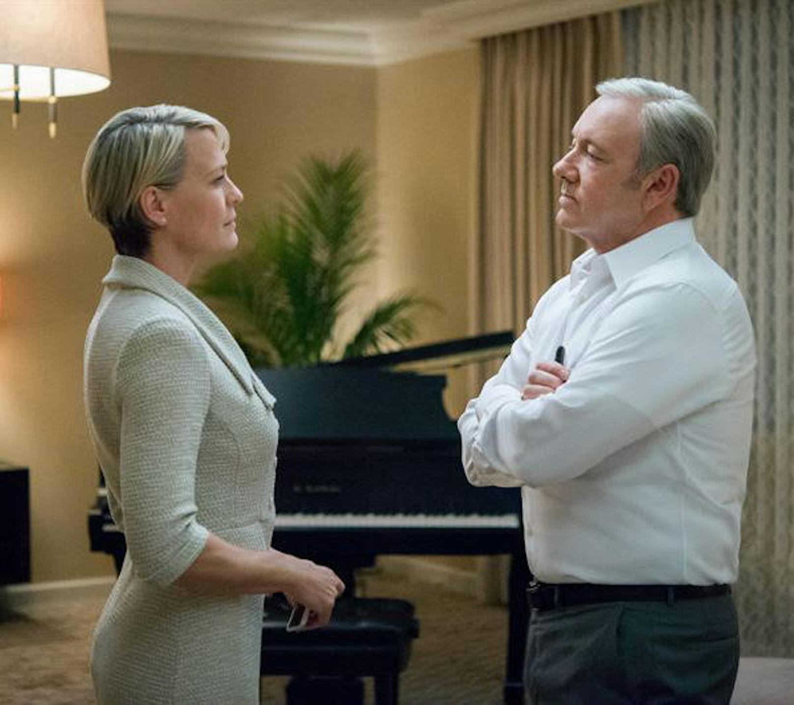 "House of Cards": Claire (Robin Wright) und Frank Underwood (Kevin Spacey)