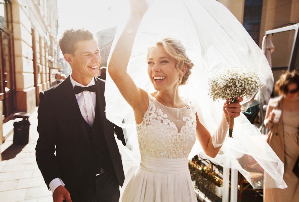 Bei den Brautkleidern hat man derzeit auf 