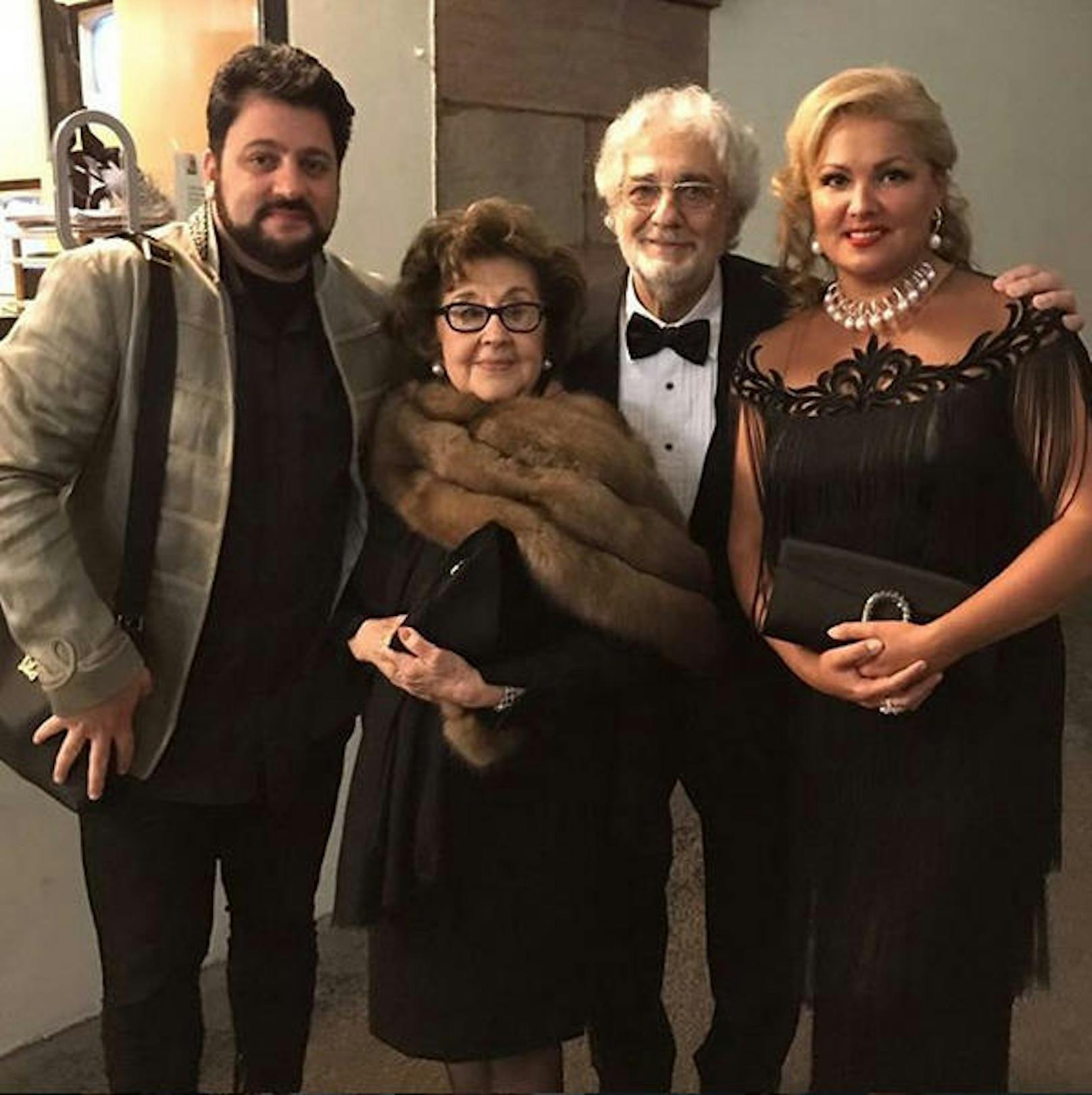 Yusif Eyvazov, Martha und Placido Domingo, Anna Netrebko