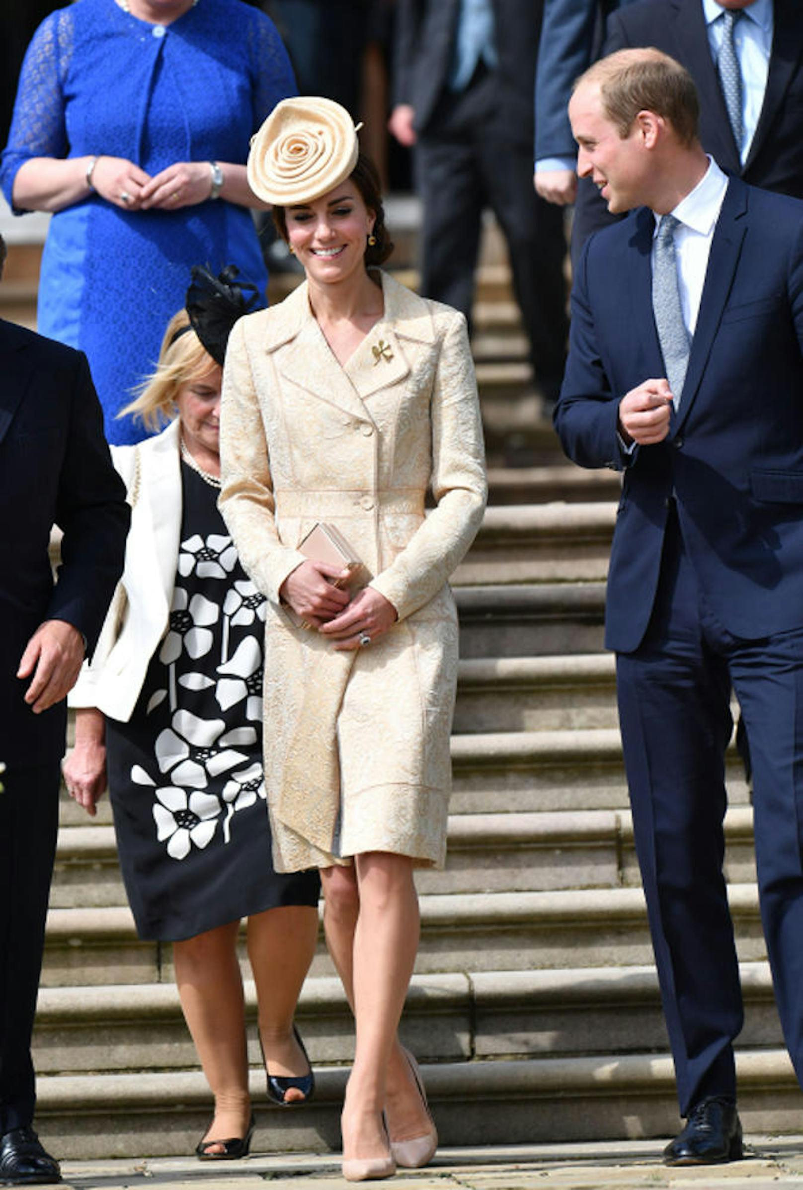 Herzogin Catherine und Prinz William bei der königlichen Gartenparty im "Hillsborough Castle" in Nordirland.