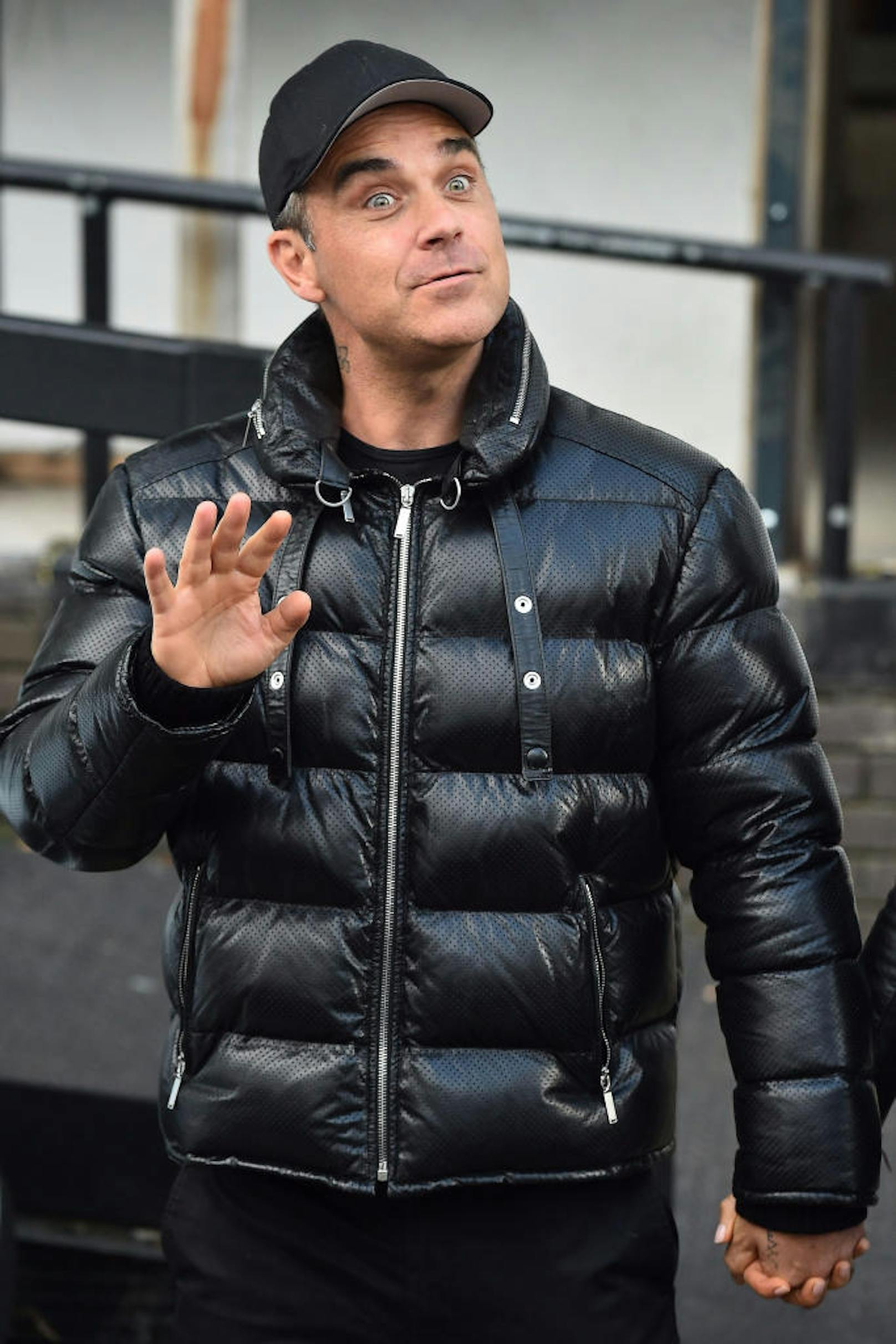 Robbie Williams am 30. November 2017 vor den ITV Studios in London