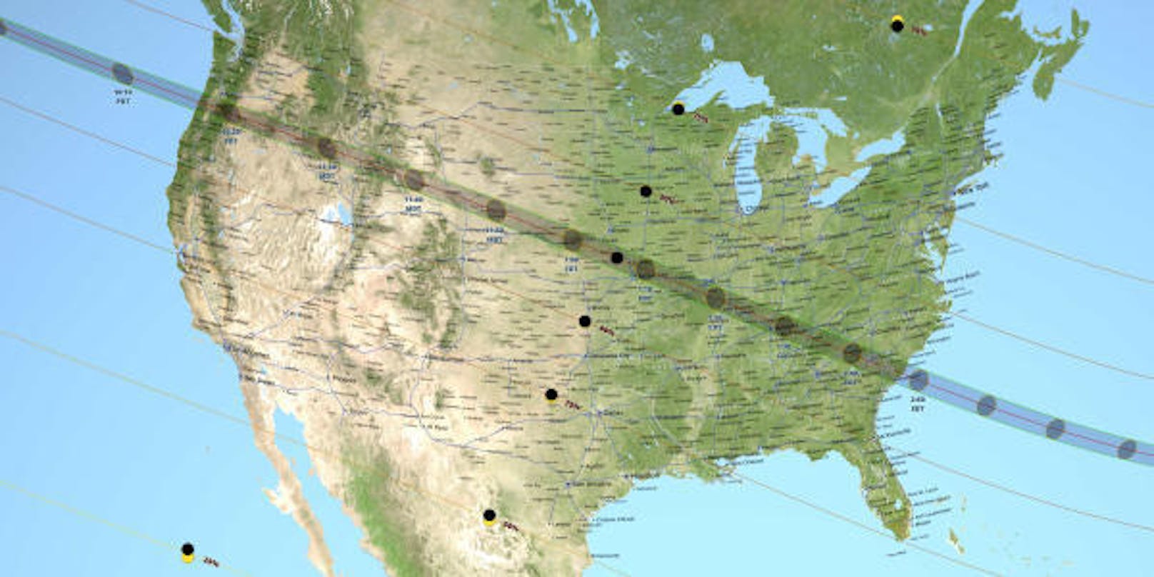 Vorbote des Ereignisses ist laut Meade die Sonnenfinsternis, die sich am 21. August über den USA abspielen wird.