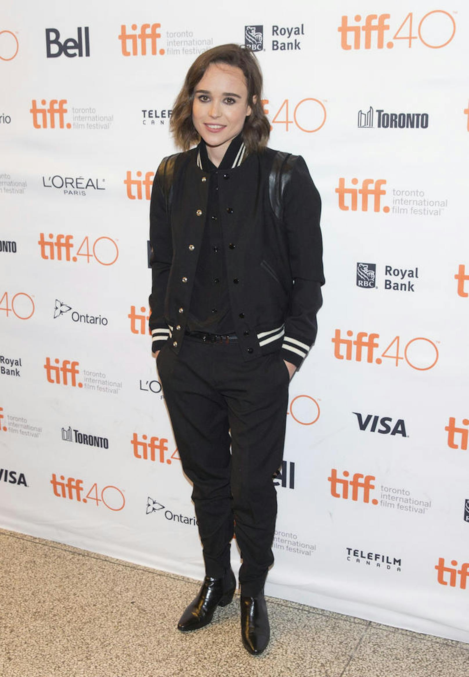 Ellen Page beim 40. Toronto International Film Festival, 2015.