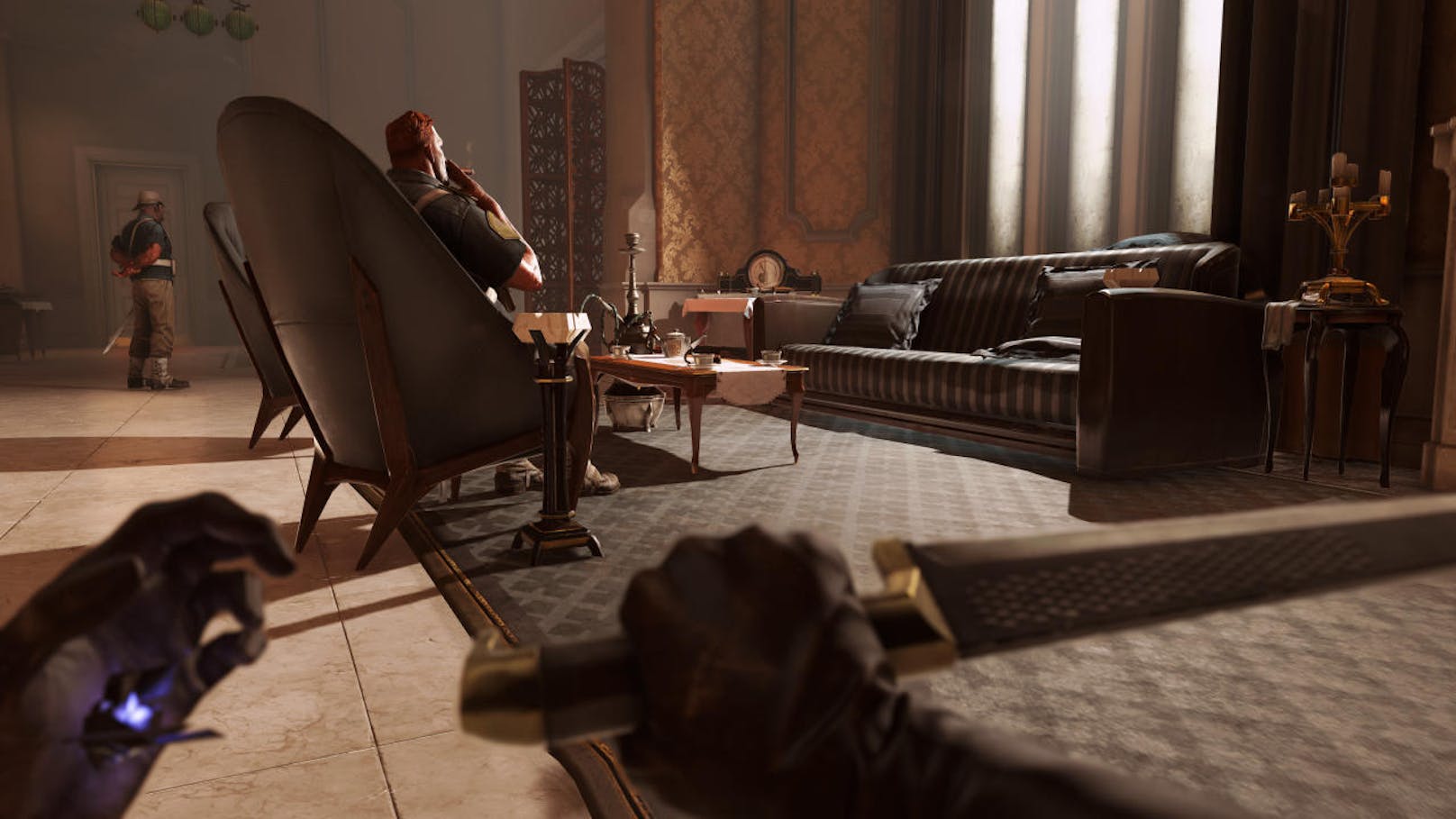 Dishonored 2 musste bei den Wendungen der Handlung darauf Rücksicht nehmen, welchen Charakter, Corvo oder Emily, der Spieler gewählt hat. Der Tod des Outsiders kann komplett kompromisslos die Story vorantreiben, schließlich steuert der Spieler nur Billie, Daud bleibt eine Nebenfigur.