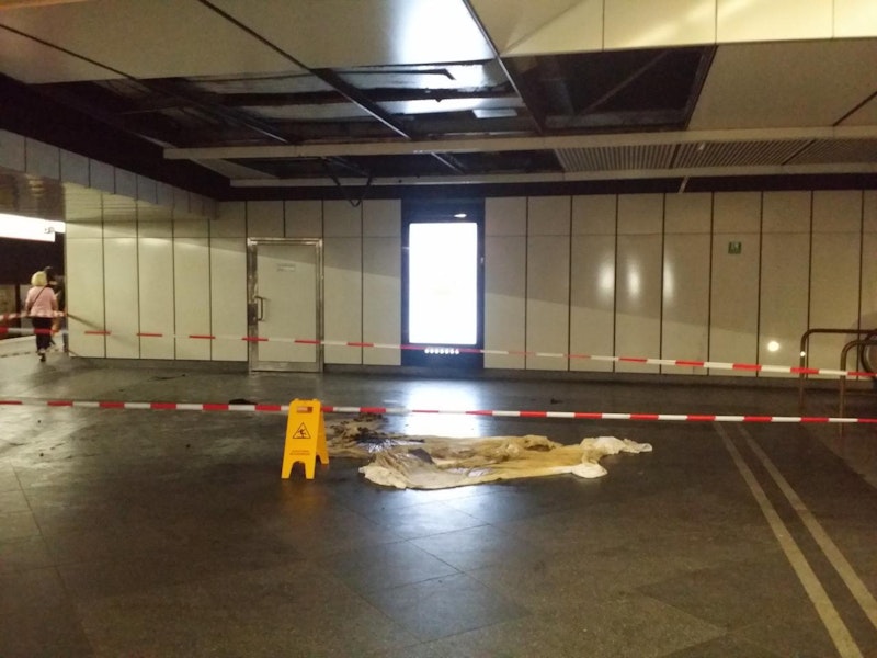 Fettwanne übergelaufen: Gestank in der U-Bahn-Station Stephansplatz