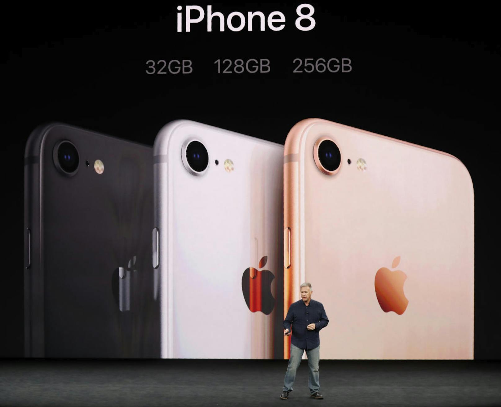 Das iPhone 8 gibt in den USA ab 699 Dollar zu kaufen. Das Plus-Modell für 799 Dollar.