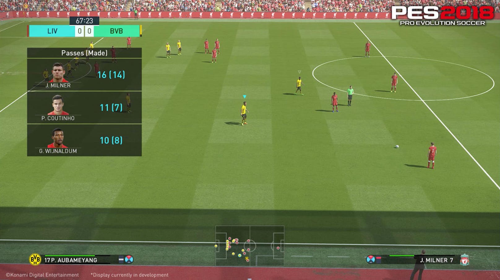 Taktik-Schnelleinstellungen können jetzt während des Spiels gemacht werden.