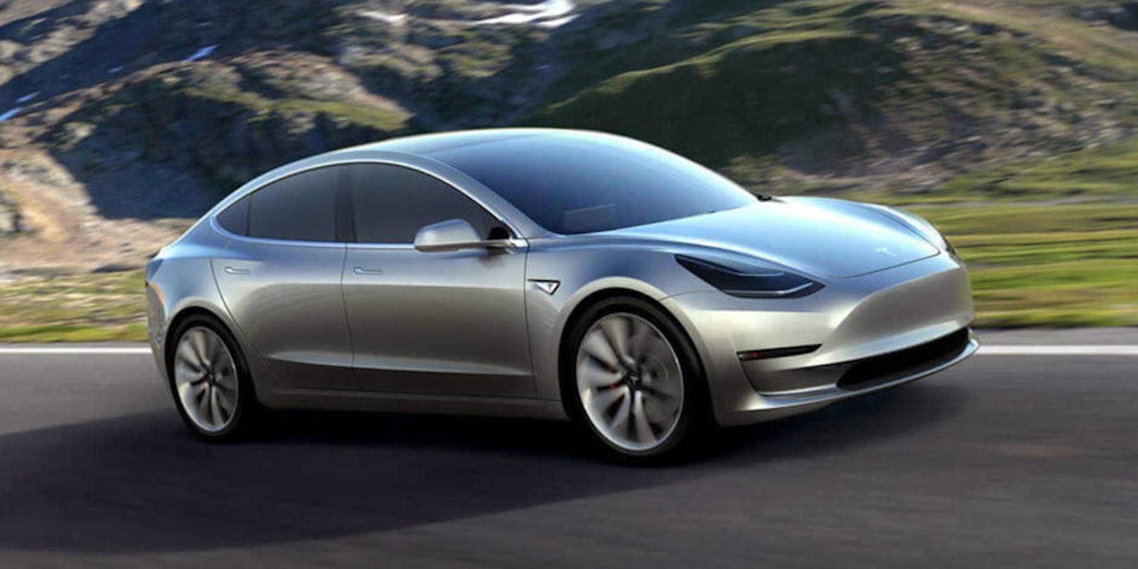 Angekündigt als Elektroauto für die Massen: Das neue Tesla-Model 3