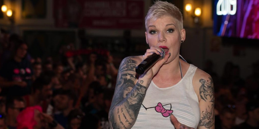 Melanie Müller beim Bierkönig Opening 2019 auf Mallorca am 27. April 2019