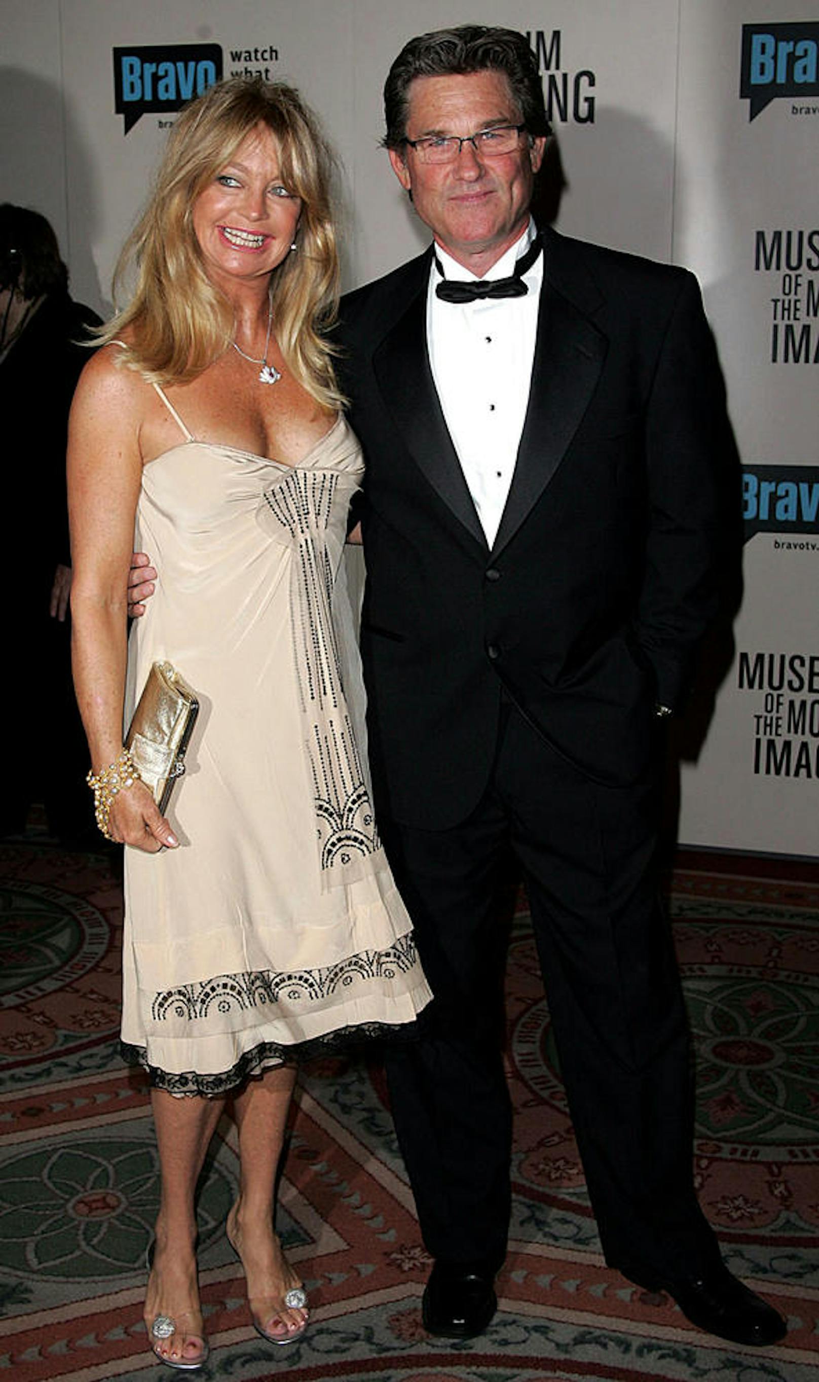 Goldie Hawn und Kurt Russell vor dem "Museum of the Moving Image Salute to Ron Howard" in New York, 2005.
