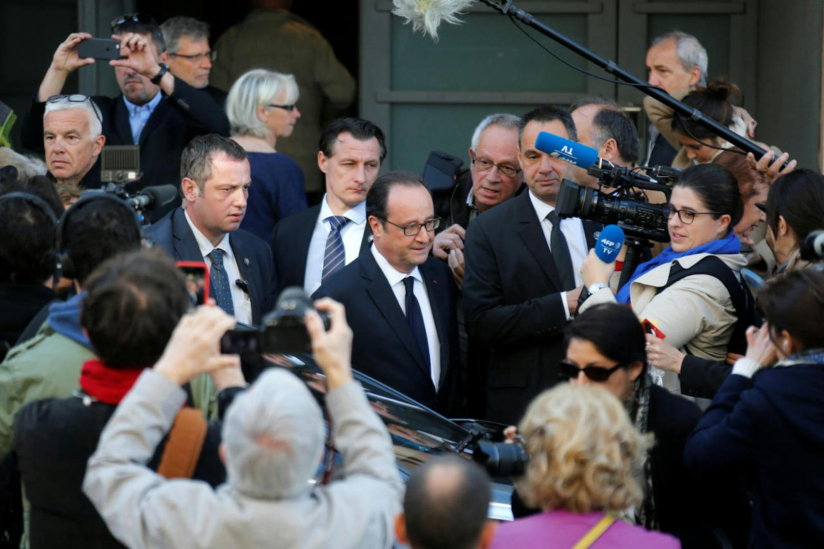 Der scheidende Staatspräsident Francois Hollande war der erste Präsident der 5. Republik, der sich nicht der Wiederwahl stellte.