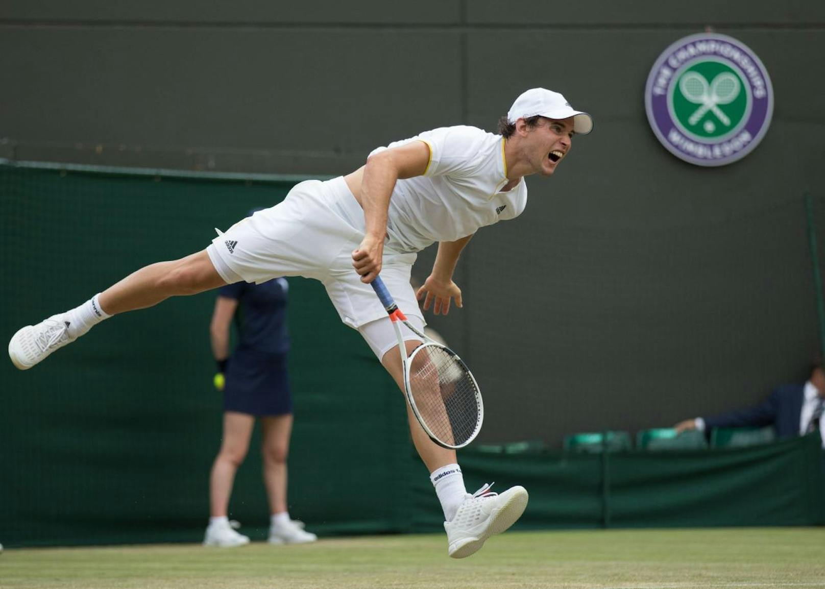 Dominic Thiem in Wimbledon 2017: Zweite Runde gegen Gilles Simon