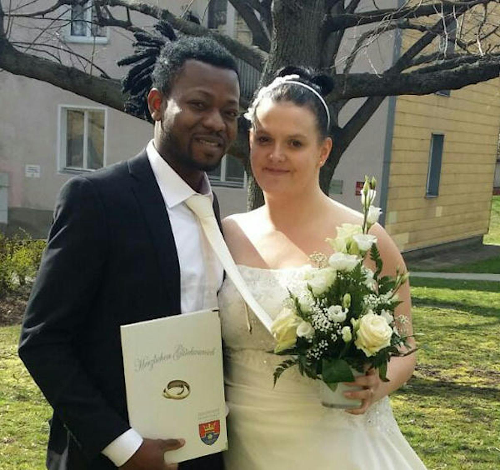 Fatah (27) und Tanja A. (30) haben im März geheiratet.