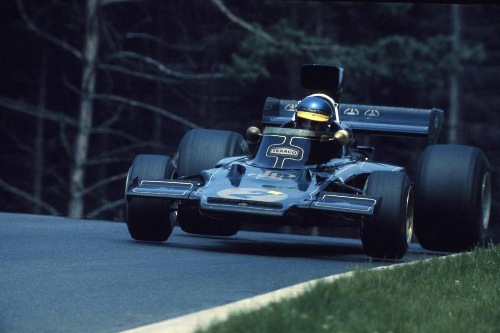 Der Schwede Ronnie Peterson (Lotus Ford) gewann 1973 in Zeltweg.