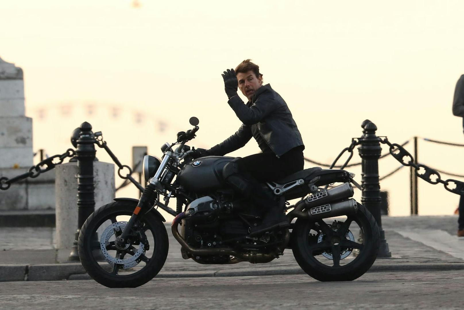 Tom Cruise bei den Dreharbeiten zu "Mission Impossible 6"