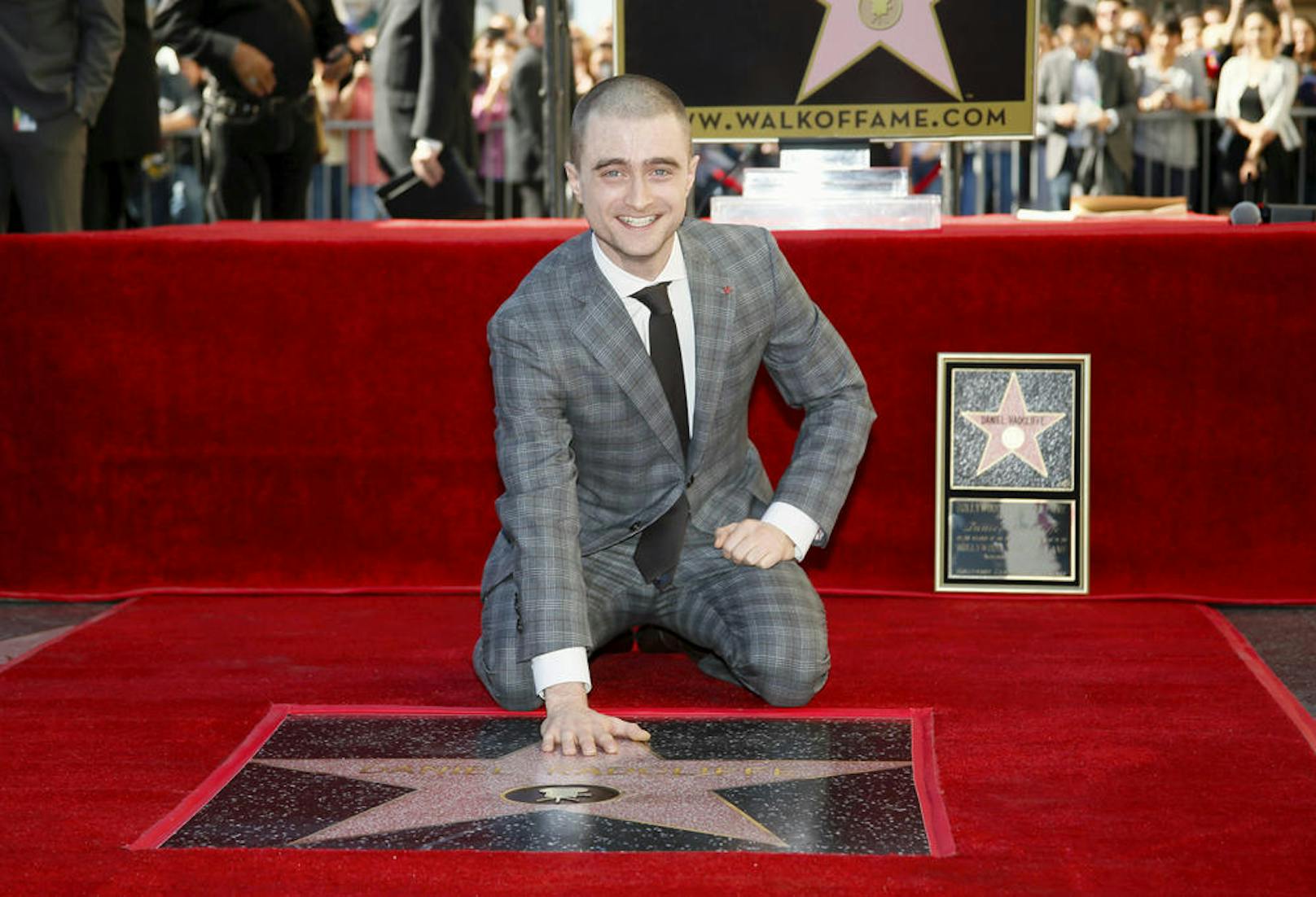 "Harry Potter"-Hauptdarsteller <b>Daniel Radcliffe</b> besitzt einen Stern am Walk of Fame.