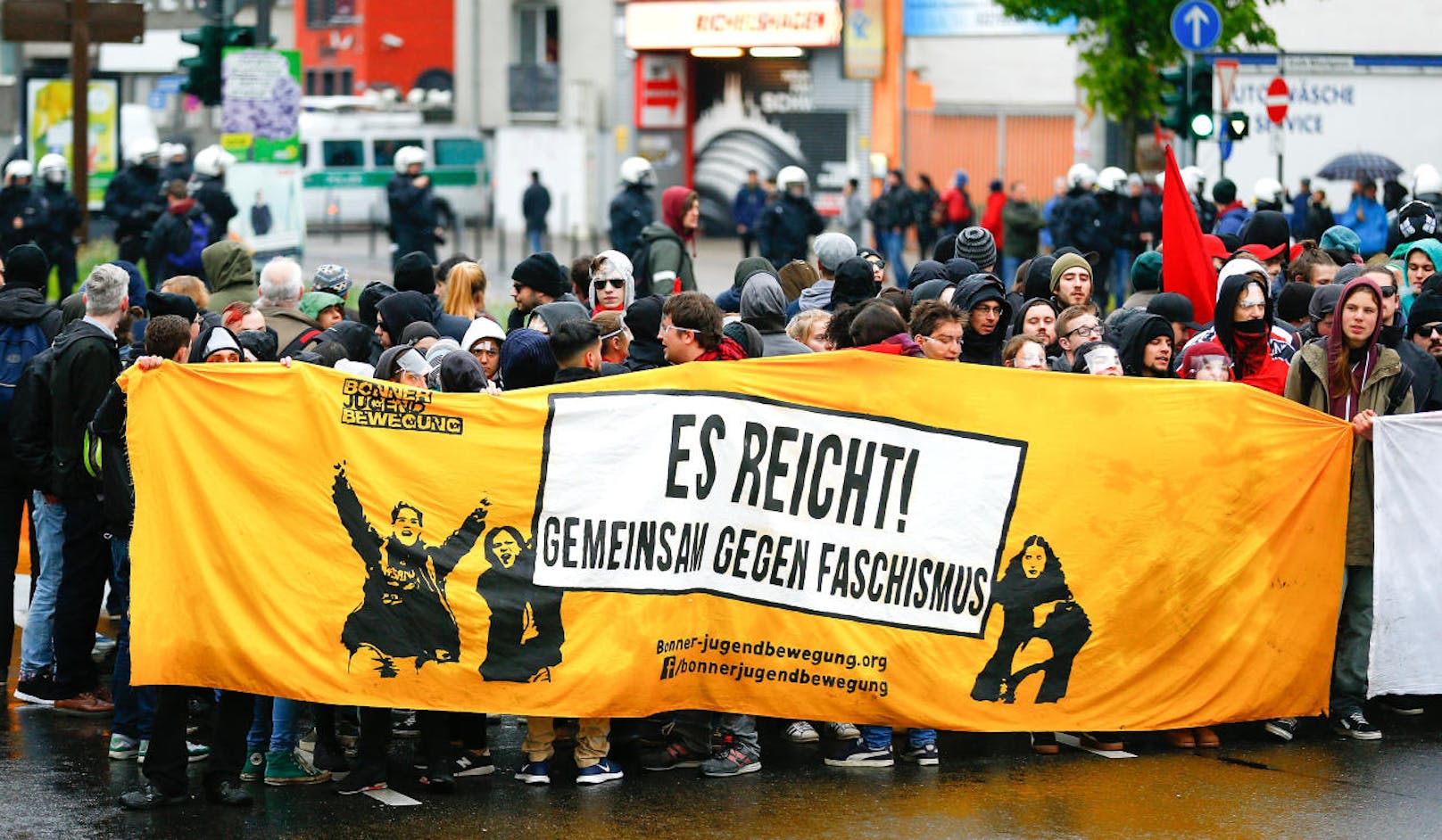 Proteste gegen AfD-Parteitag in Köln am 22.04.2017