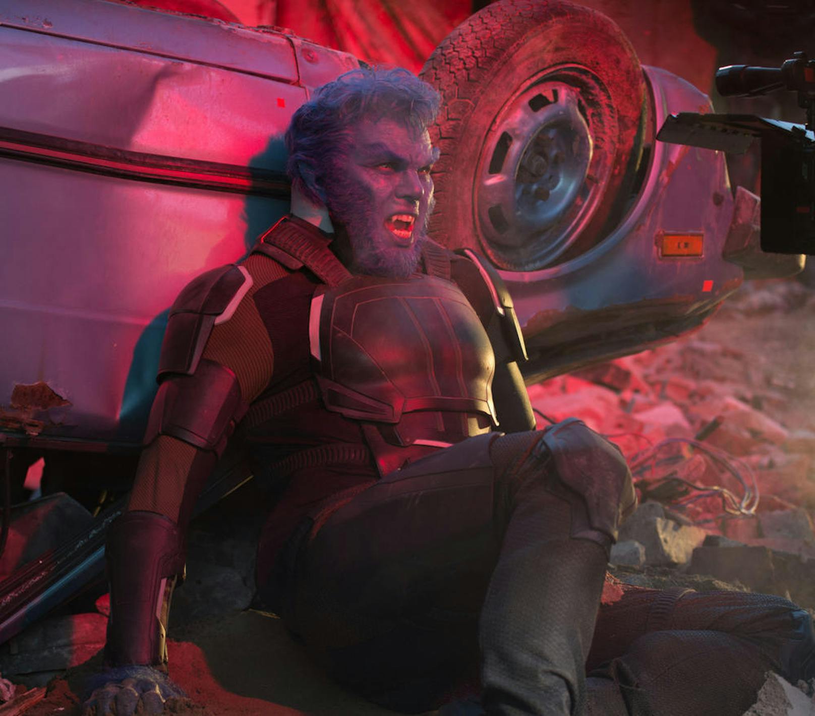 Nicholas Hoult als Beast in "X-Men: Apocalypse"
