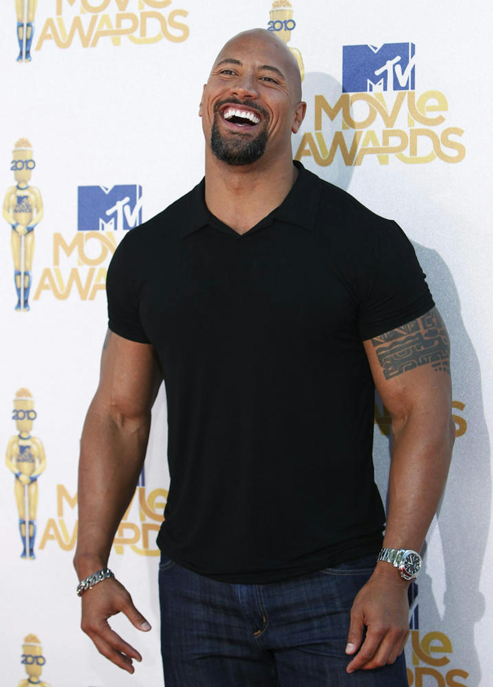 Dwayne "The Rock" Johnson 2010 bei den MTV Movie Awards in Los Angeles