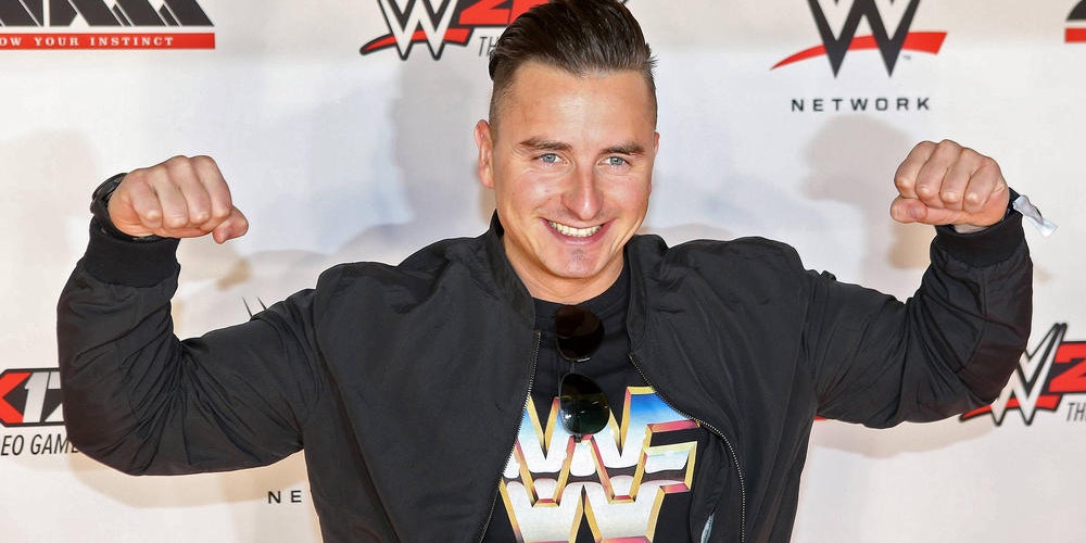 Andreas Gabalier erschien in München anlässlich des Wrestling-Events am Roten Teppich.