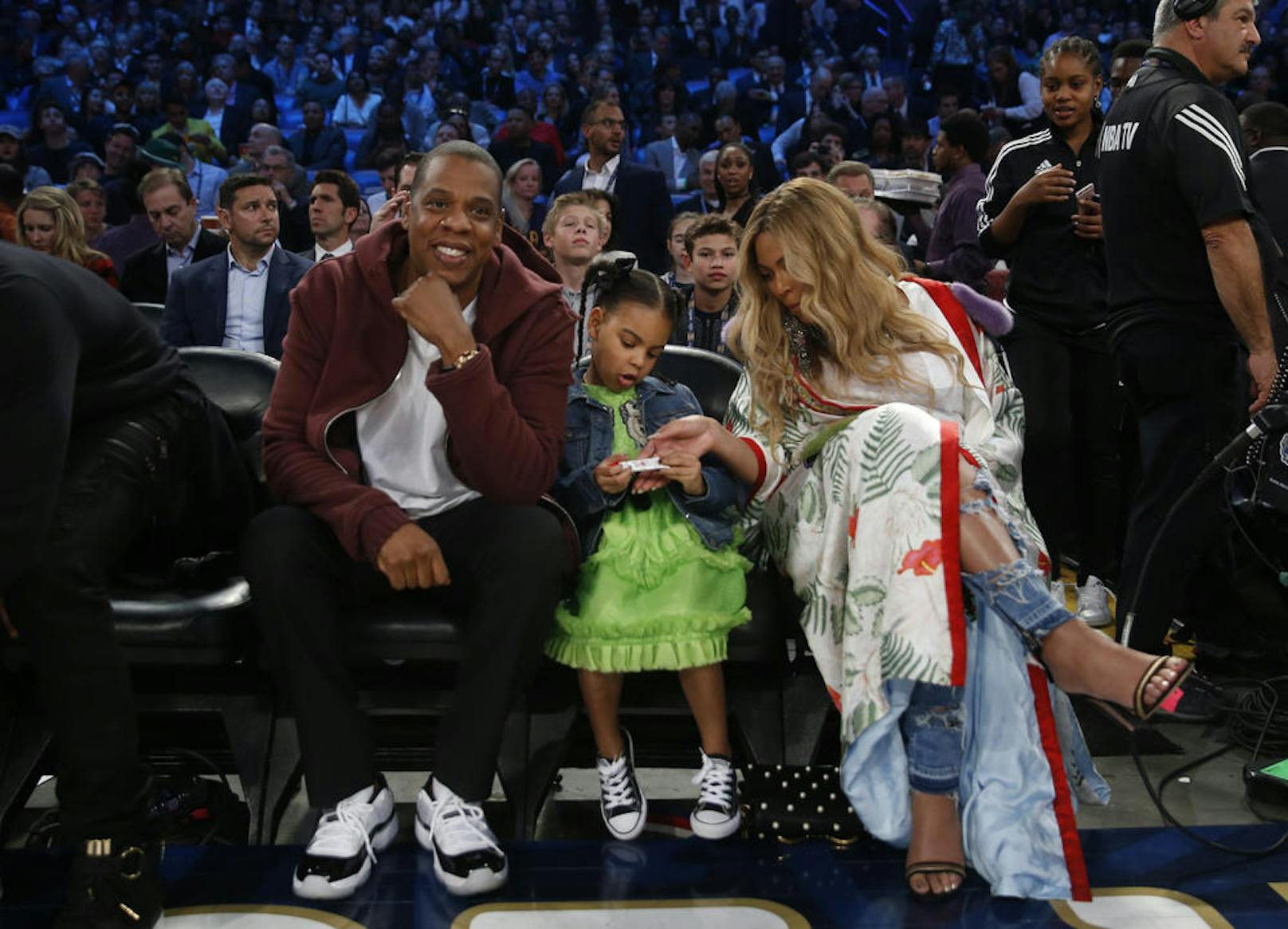 Jay-Z, Blue Ivy und Beyoncé