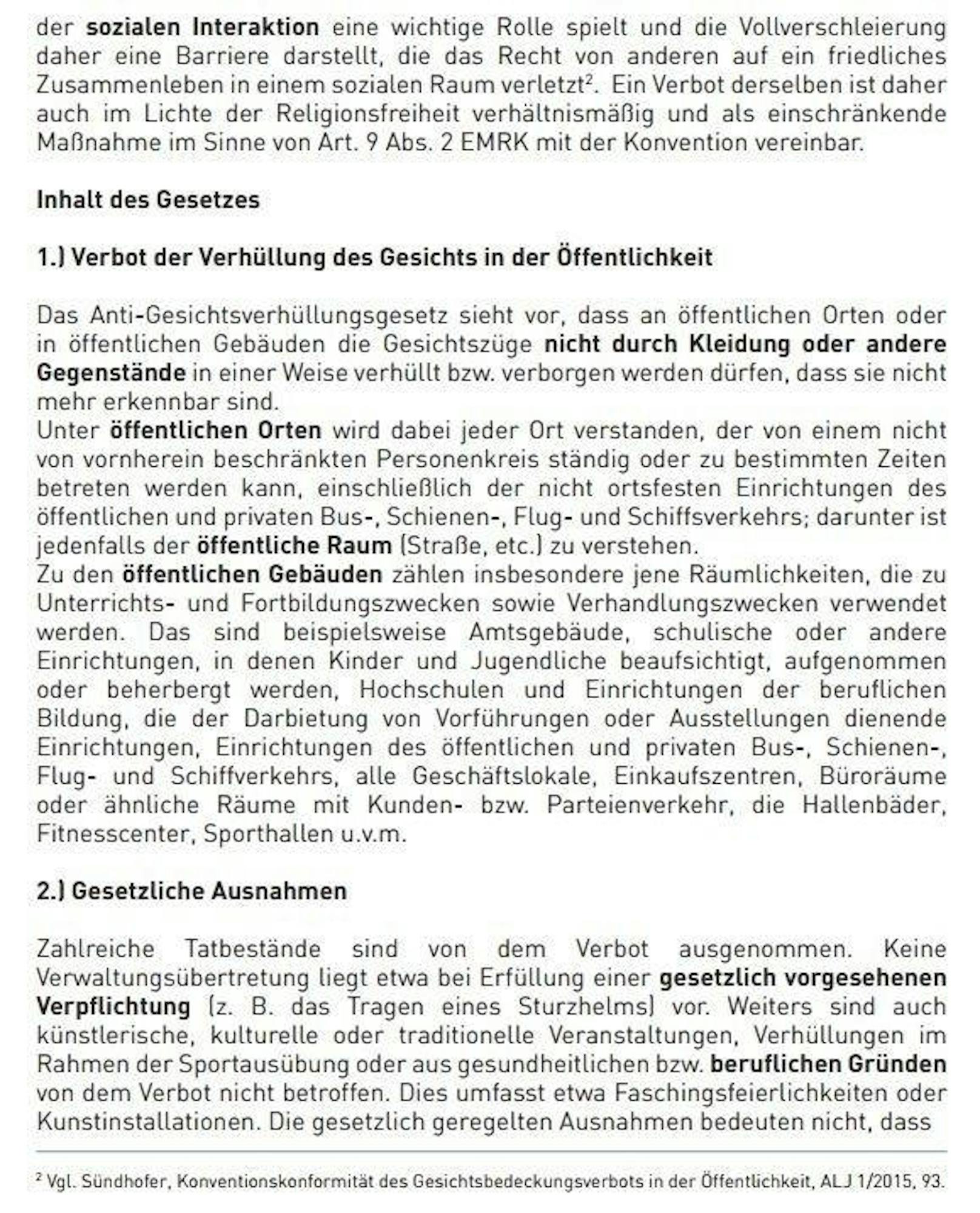 Das Burka-Verbot gilt ab 1. Oktober in Österreich: Hier das Gesetz im Wortlaut und alle Details dazu.