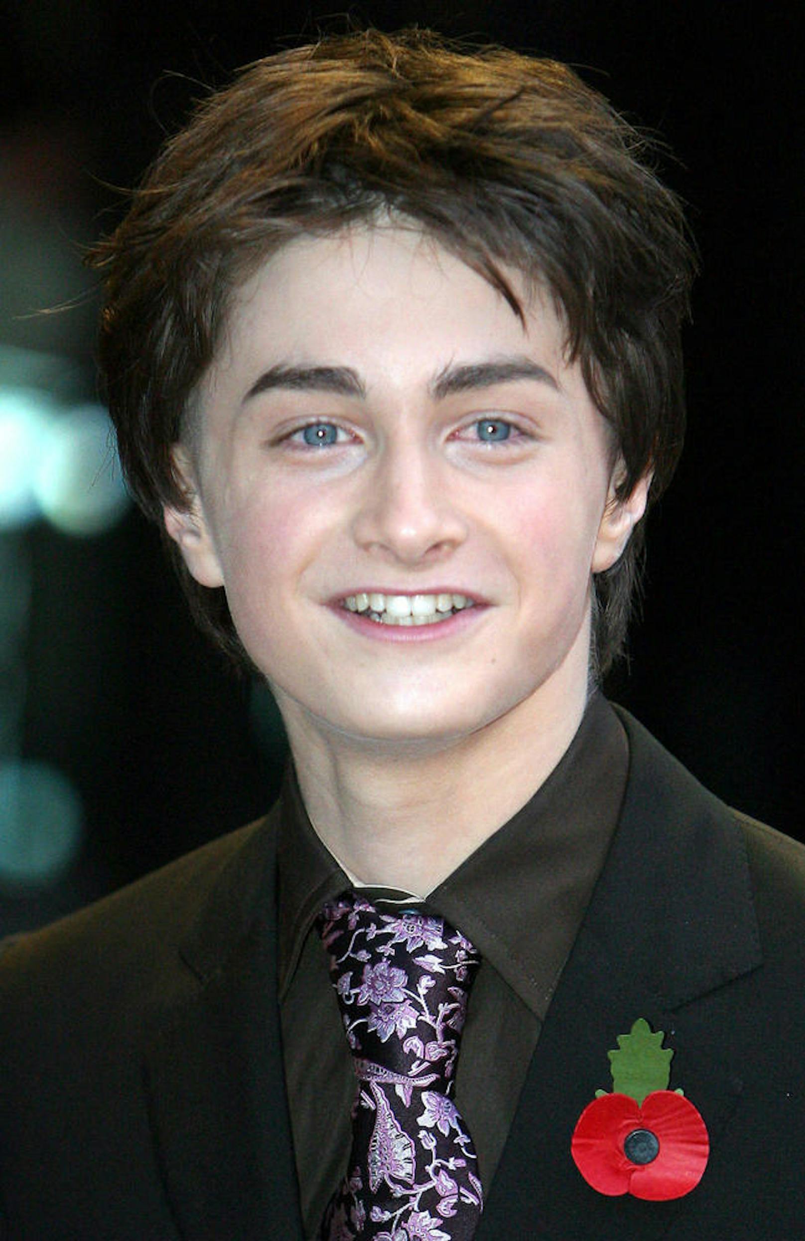 <b>Daniel Radcliff</b>e bei der Premiere von "Harry Potter and the Chamber of Secrets" in London, 2002.
