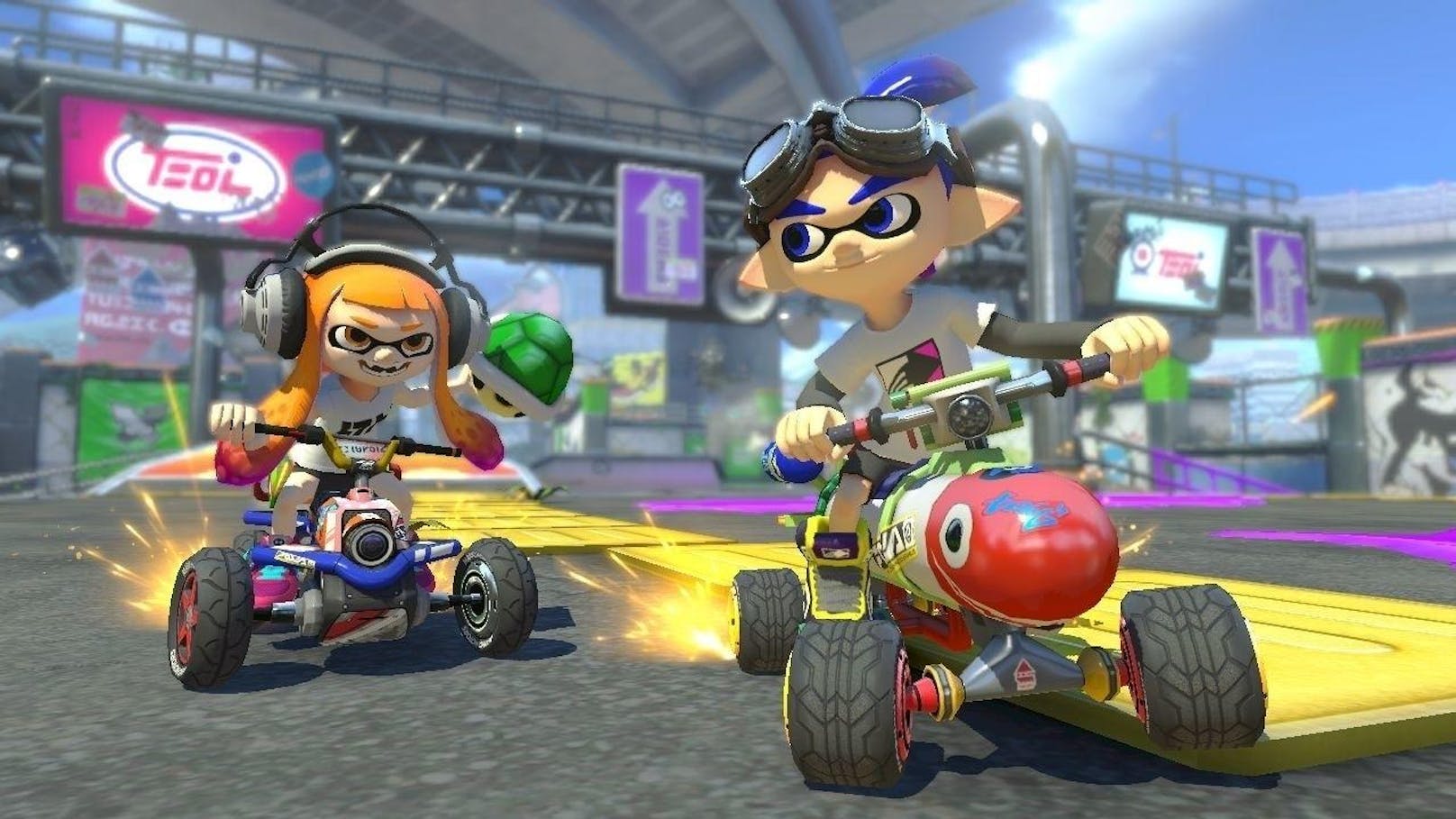 Was gefällt ist, dass Mario Kart 8 Deluxe nicht krampfhaft versucht, die Spieler zu binden. So gut wie alle Inhalte - ob Fahrer, Strecken oder Motorklassen - stehen ab der ersten Spielminute zur Verfügung.