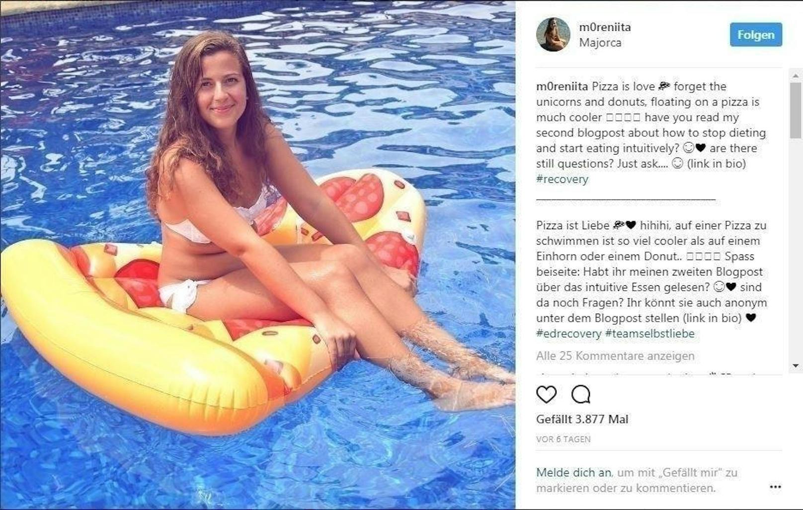 Diaz zeigt sich auf Instagram mal im Bikini am Strand, mal mit Minirock in der Stadt. 60.000 Personen folgen ihr.