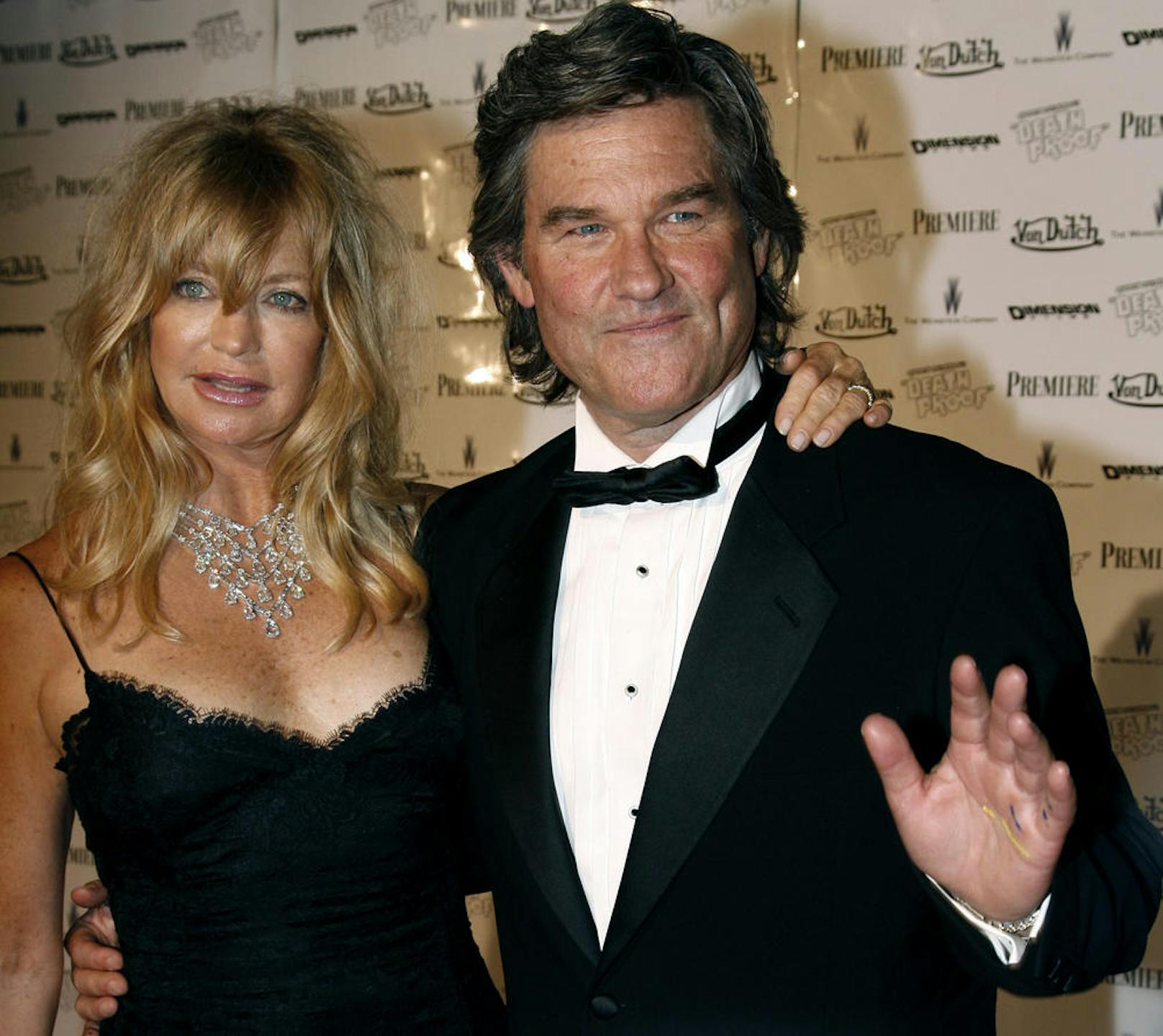 Kurt Russell und Goldie Hawn beim 60. Cannes Film Festival, 2007.