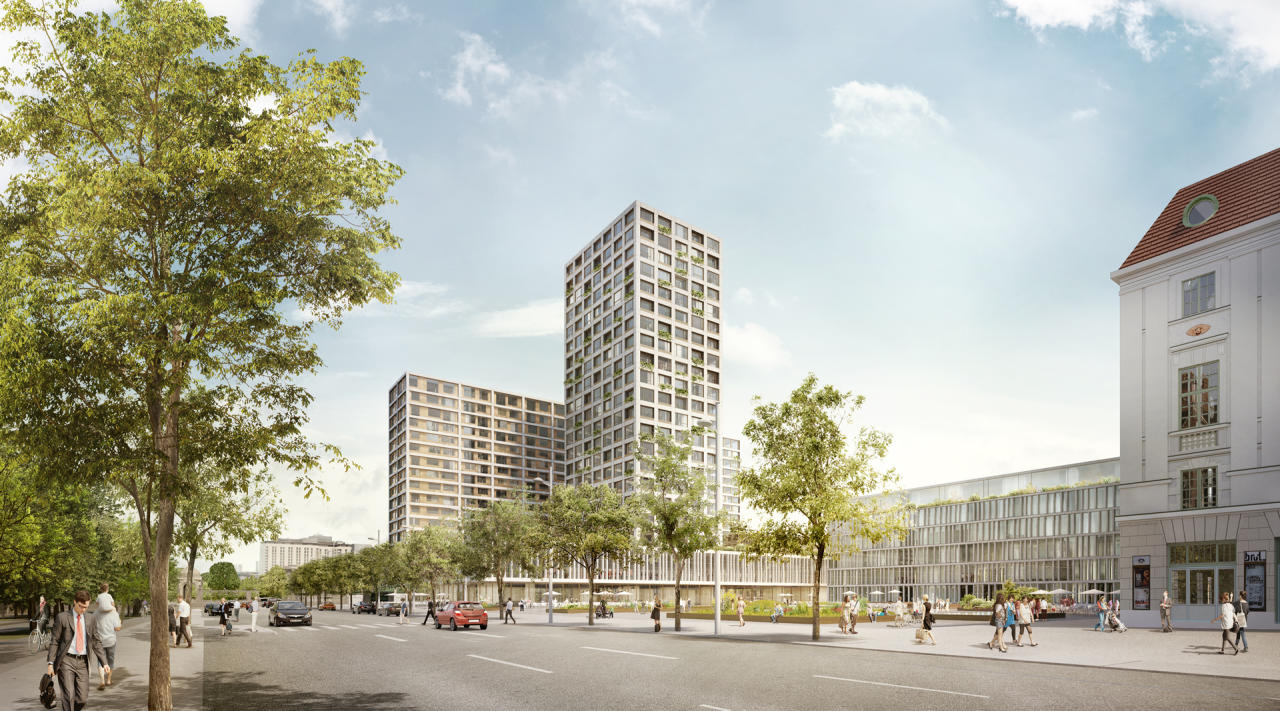 Visualisierung des Projekts Heumarkt neu