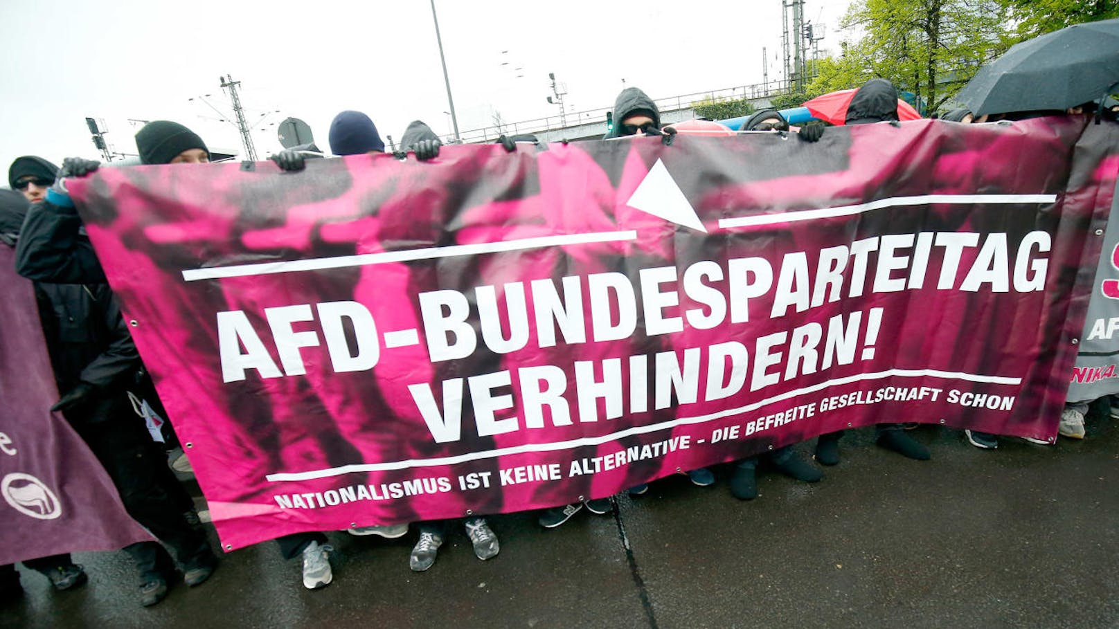 Proteste gegen AfD-Parteitag in Köln am 22.04.2017