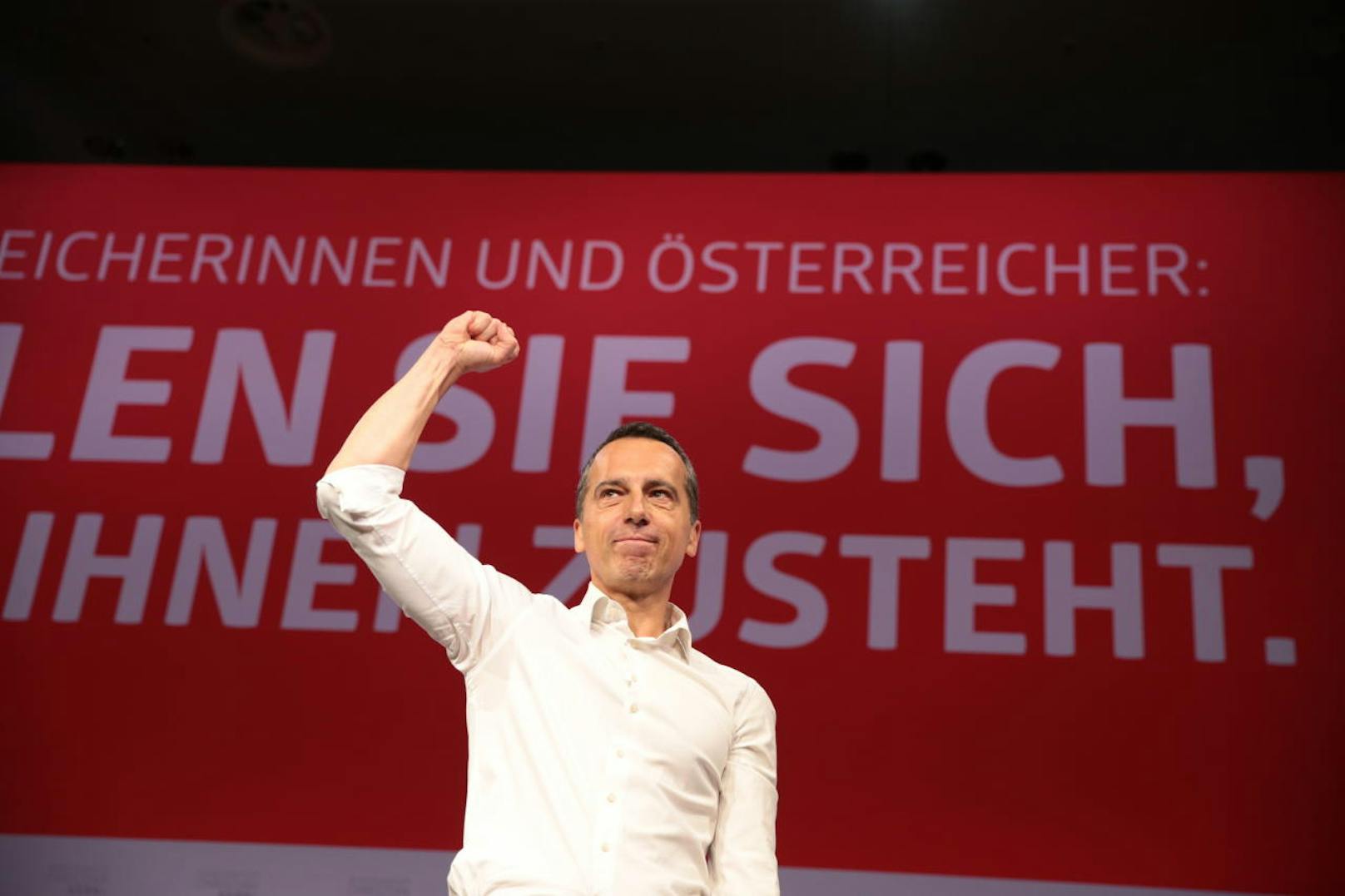 SPÖ-Parteichef Christian Kern schwor seine Funktionäre auf den Wahlkampf ein