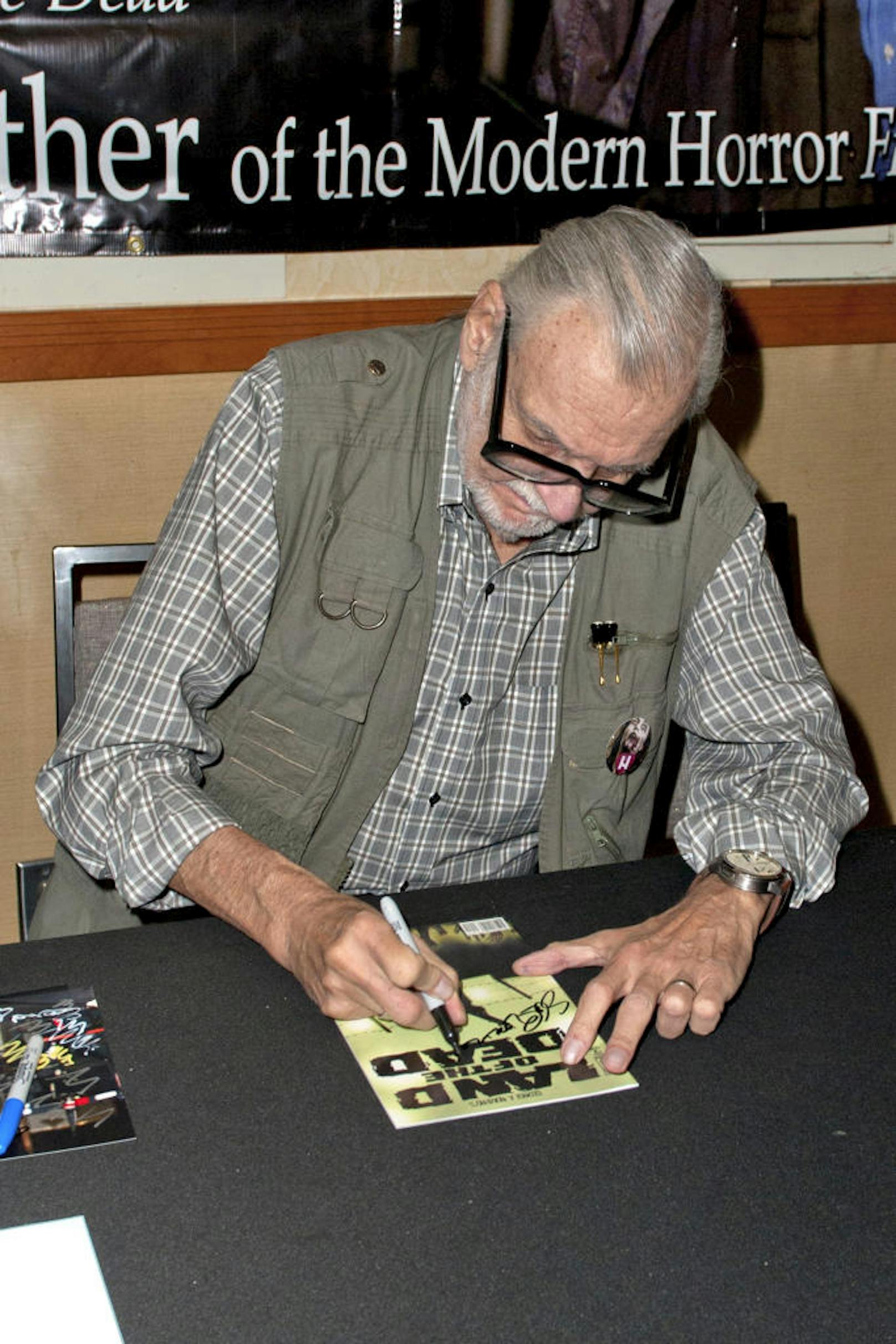 George A. Romero bei der "Monsterpalooza: The Art of Monsters"-Convention im Marriott Burbank Hotel & Convention Center am 29. März 2015